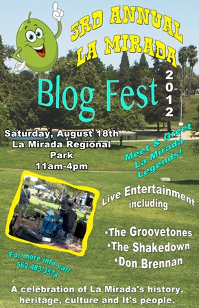 3rd Annual La Mirada Blog Fest 2012 Poster